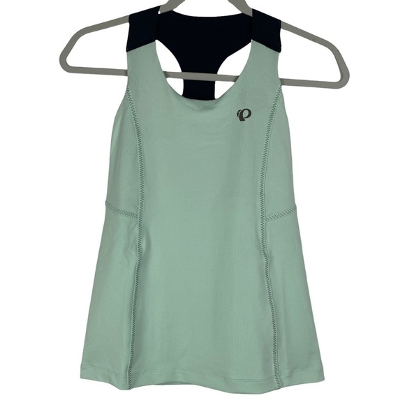 Pearl Izumi Elite Escape Cycling Racerback Tank Mist Green Phyllite Women XS NEW - Picture 1 of 13